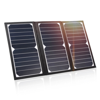 เครื่องชาร์จแผงโซลาร์เซลล์แบบพกพาขนาด 21w สำหรับแบตเตอรี่โทรศัพท์