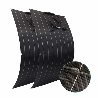 แผงโซลาร์เซลล์ Monocrystalline ขนาด 12V 100w แบบโค้งงอได้