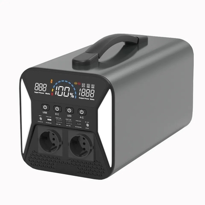 เครื่องกําเนิดพลังงานแสงอาทิตย์พกพา 220V Off Grid แบตเตอรี่ Lifepo4 1000W