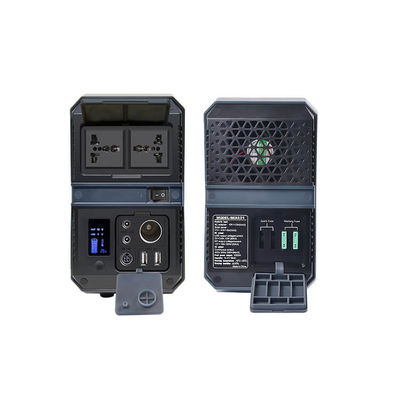 BMS แบตเตอรี่ลิเธียมแบบพกพาเครื่องกำเนิดไฟฟ้าแผงพลังงานแสงอาทิตย์ 500W Power Station