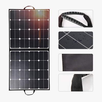18V 32v 100w เครื่องชาร์จแบตเตอรี่พลังงานแสงอาทิตย์แบบพับได้สำหรับเรือOEM