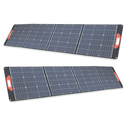 เครื่องชาร์จพลังงานแสงอาทิตย์แบบพกพาพลังงานแสงอาทิตย์ 80W 100W 160W