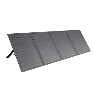 แบบพกพา 100w Polycrystalline พับแผงเซลล์แสงอาทิตย์น้ำหนักเบาสำหรับ Outdoor