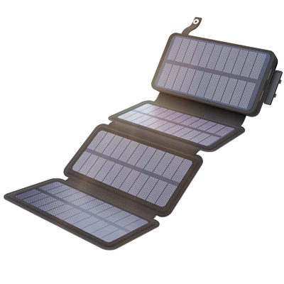 แผงชาร์จธนาคารพลังงานแสงอาทิตย์ขนาด 25000mAh 6W สำหรับโทรศัพท์มือถือ