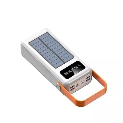 30000mAh 100000mAh 120000Mah เครื่องชาร์จพลังงานแสงอาทิตย์สายที่ถอดออกได้ธนาคารพลังงานแสงอาทิตย์พร้อมเชือกเส้นเล็ก
