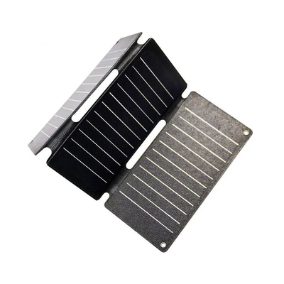 เครื่องชาร์จ USB 12V แผงโซลาร์เซลล์แบบพกพา 21W Monocrystalline Silicon แผงเซลล์แสงอาทิตย์แบบพับได้