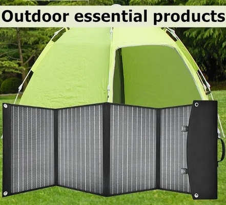 แผงเซลล์แสงอาทิตย์แบบพับได้ 18V 100w สำหรับระบบแผงเซลล์แสงอาทิตย์แบบตั้งแคมป์พลังงานแสงอาทิตย์
