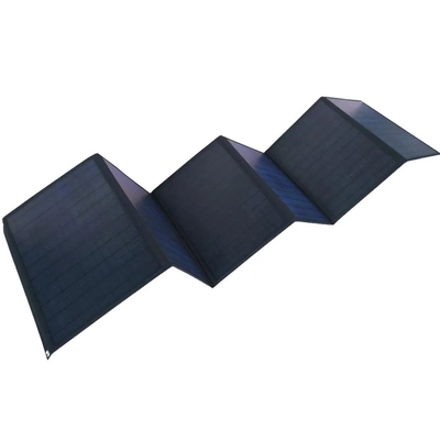 พกพา แปลงพลังแสงอาทิตย์ 6 Fold ETFE 60W ถุงมือพับได้ ชาร์จพลังงาน