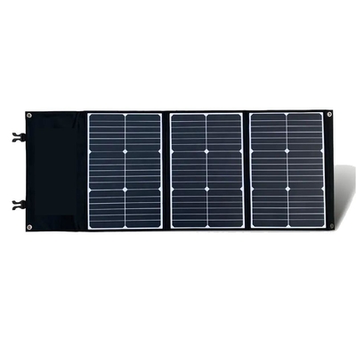 แผนแสงอาทิตย์ที่พับได้ กระเป๋าถือ สถานไฟฟ้า พกพา แรงแสงอาทิตย์ 6 Fold ETFE 60W 110w 220w