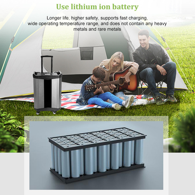 เครื่องกำเนิดไฟฟ้าแบบพกพาฉุกเฉินขนาด 2500Wh เครื่องกำเนิดไฟฟ้า LiFePO4 Battery