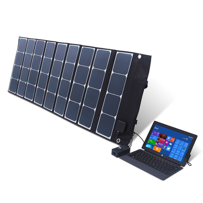 120W 18V Off Grid Portable แผงโซลาร์เซลล์แบบยืดหยุ่นบางสำหรับคาราวาน Outdoor