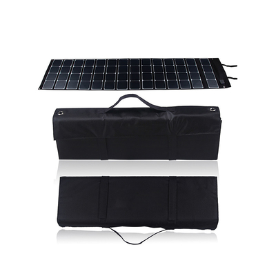 180W Sunpower แผงโซลาร์เซลล์แบบพับได้สำหรับ Power Bank Camping Travel Boat