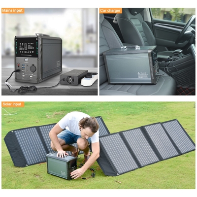1380Wh 3000W Portable Mini Solar Panel Generator ชุดระบบ