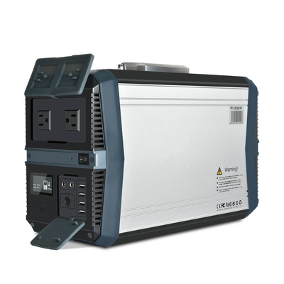 การชาร์จอย่างรวดเร็ว 1500w เครื่องกำเนิดไฟฟ้าพลังงานแสงอาทิตย์ Lifepo4 สถานีพลังงานแบตเตอรี่พร้อม UPS Supply