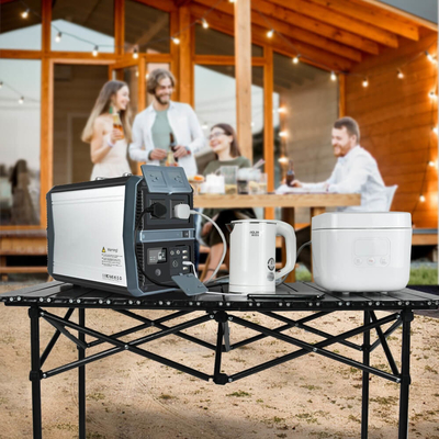 220v Portable Powerstation 1500 วัตต์ 1000 วัตต์แผงโซลาร์เซลล์เครื่องกำเนิดไฟฟ้า