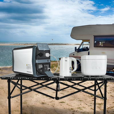 ชุดเครื่องกำเนิดไฟฟ้าแผงโซลาร์เซลล์ 1010Wh แบบกำหนดเอง Powerstation 220v