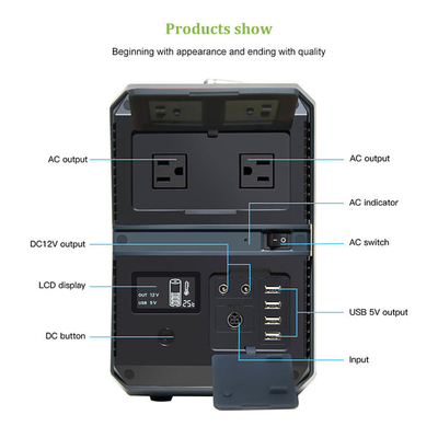 สถานีพลังงาน CPAP แบบชาร์จพลังงานแสงอาทิตย์สำหรับตั้งแคมป์ 220v 50hz 60hz