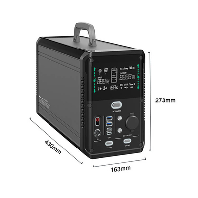 OEM Lifepo4 Solar Generator แผงพลังงานแสงอาทิตย์แบบพกพาสำหรับแบตเตอรี่ลิเธียม