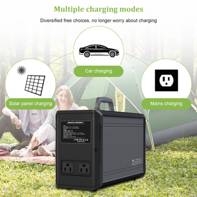 เครื่องกำเนิดไฟฟ้าพลังงานแสงอาทิตย์แบบพกพาขนาด 2000W 240v สถานีพลังงานแสงอาทิตย์