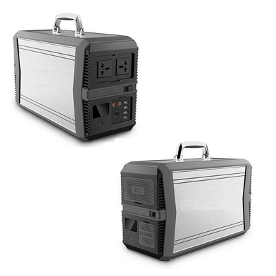 แบตเตอรี่ลิเธียม AC 220v เครื่องกำเนิดไฟฟ้าพลังงานแสงอาทิตย์ Lifepo4 สถานีไฟฟ้าพกพา 1000W