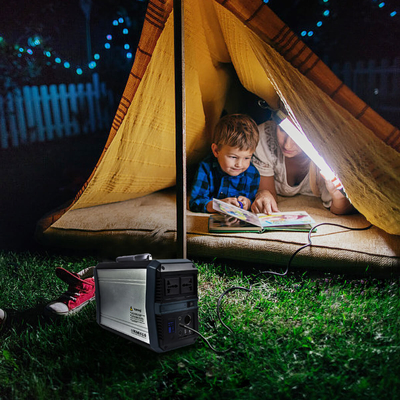 USP Portable Power Station เครื่องกำเนิดไฟฟ้าแบตเตอรี่ภายในบ้าน 220v 110v 500w