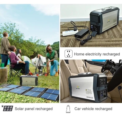 532wh BMS Battery Mobile Solar Generator สถานีไฟฟ้าพกพา 500w