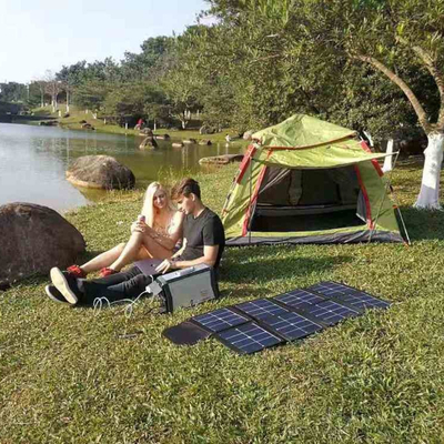 หน้าหลัก 300W 346Wh Li Ion Power Station ประเภทแบตเตอรี่ MPPT Solar Charged Generators