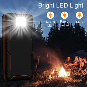 แผงชาร์จธนาคารพลังงานแสงอาทิตย์ขนาด 25000mAh 6W สำหรับโทรศัพท์มือถือ 5